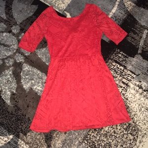 Beautiful short red dress